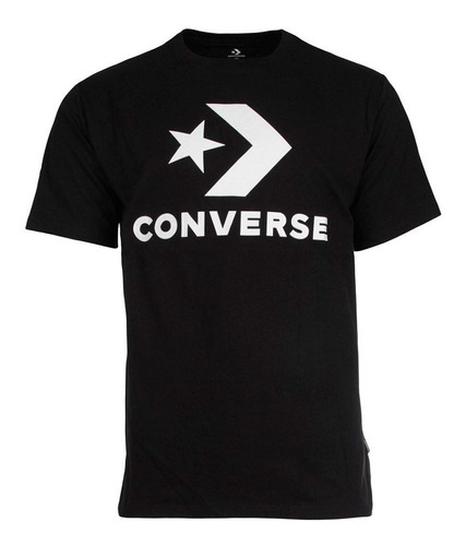 Camiseta Converse Fit Front Large Logo Unisex-negro