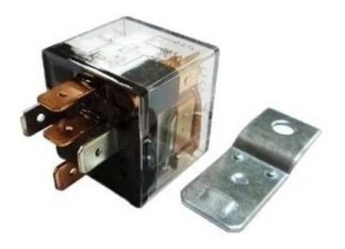 Relay  5 Patas Transparente 80 Amp Para Vehiculos 