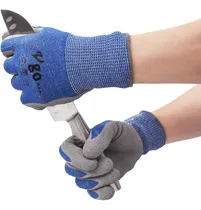 Comprar 10 Pares De Guantes Con Revestimiento De Látex Talla L