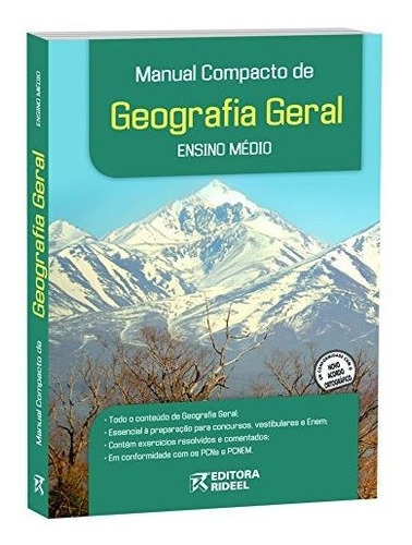 Livro Manual Comp. De Geografia Geral Ensino Medio