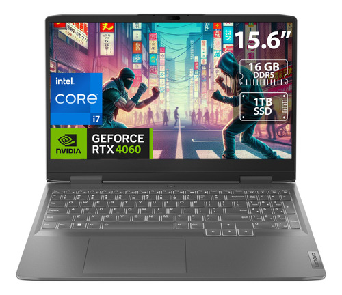 Laptop Gamer Lenovo Loq 15irh8: I7, 16gb,1 Tb, 15.6, Rtx4060 Color Storm Grey