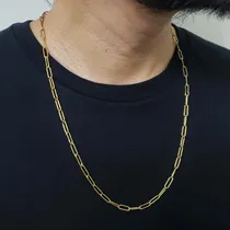 Comprar Cadena Dorado Collar Acero Inoxidable Hombre Caballero