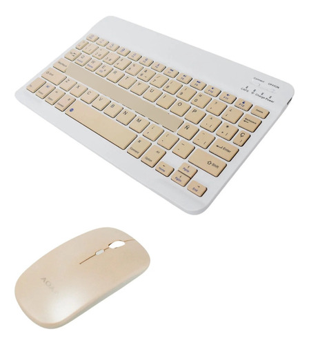 Kit Teclado + Mouse Inalambrico Bluetooth Recargable Diginet