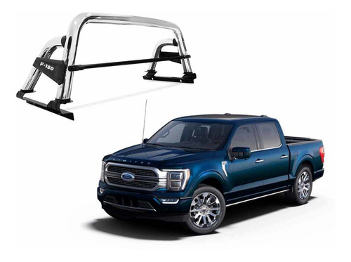 Barra Antivuelco Ford F-150 2015 A 2022  Cromada