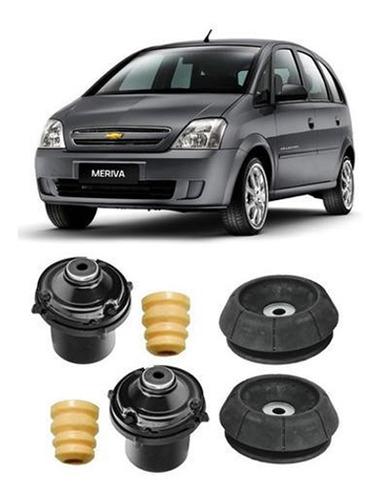 Kit Coxim Batente Coifa Meriva 2003-2013 Suspensão Auto