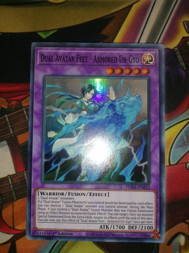 Dual Avatar Feet Armored Un Gio Yu-gi-oh! Original Konami