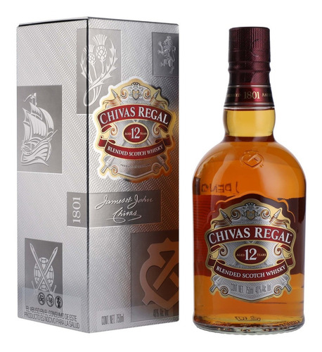 Whisky Chivas Regal 12 Años 40° 750 Ml