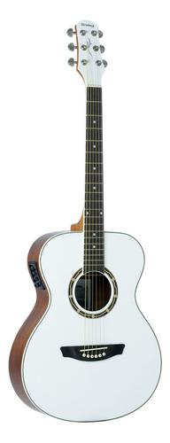 Violão Elétroacustico Strinberg Co40 Cor Branco Material Do Diapasão Ébano Orientação Da Mão Destro