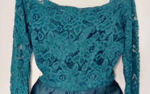 Vestido De Festa Verde (Usado)