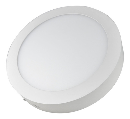 Lampara Sobreponer Panel Led 12w Luz Blanca Fria 6500°k