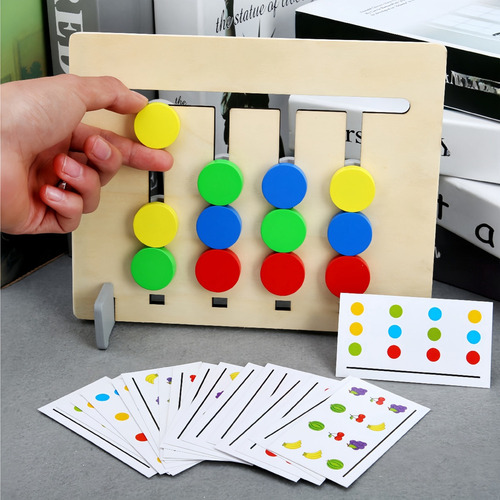Juguetes Montessori A Juego De Colores Para Niños