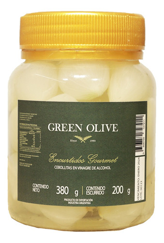 Cebollitas En Vinagre X220g Green Olive