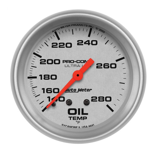 4441 M Manometro Oil Temp Prata 60-140ºc Cód.:02023