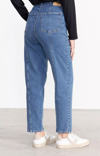 Jean Mom Con Costuras Yagmour Talle 30