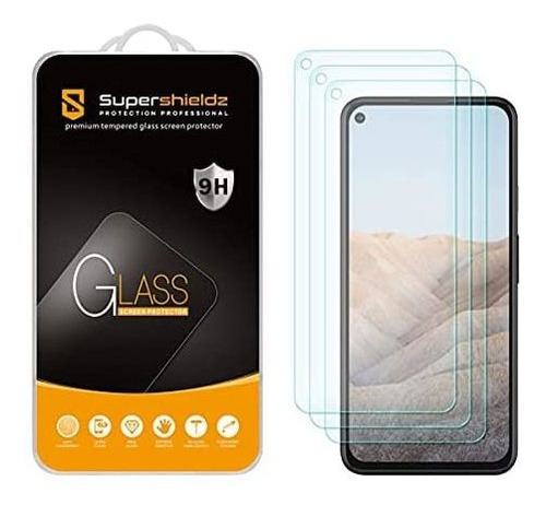 Protector De Pantalla Supershieldz P/google Pixel 5a 3 Pzs