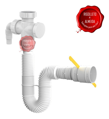 Adaptador P/ Valvula C/ Espigao Lava Roupa / Lava Louça 2em1
