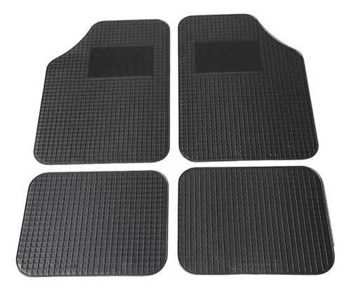 Alfombra Universal Goma Del Tra 4piezas Auto Camioneta Vdp