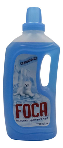 Detergente Foca Liquido 1lt -3pz  