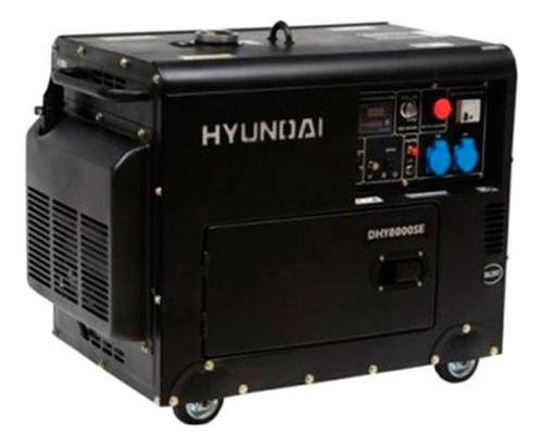 Generador Hyundai Diesel 6.3kw/kva 220v P/electrica Insonoro
