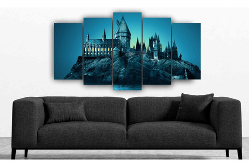 Cuadro Decoración De Hogwarts Harry Potter De 5 Piezas - 09