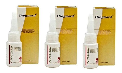 3 Otoguard 20ml  Solução Otológica Tratamento Otite - Cepav