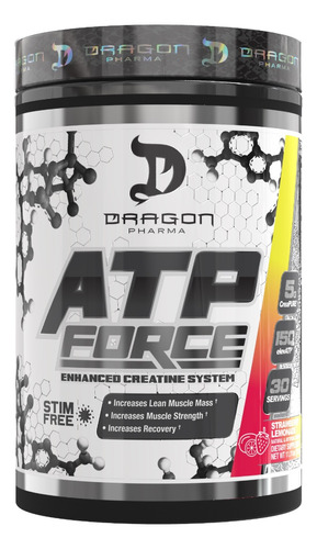 Atp Force Dragon Pharma Creatina Con Sabor 30 Porciones