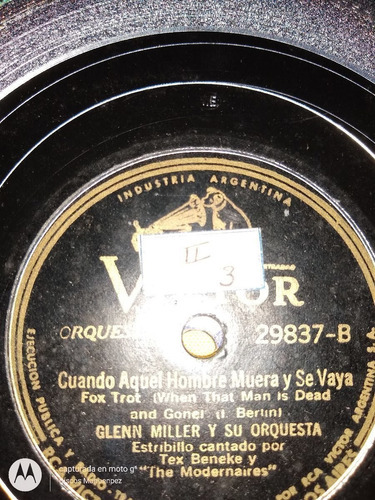 Pasta Glenn Miller Tex Beneke Rca Victor C115