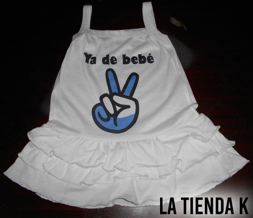 Imagen 3 de 7 de Vestidos Para Bebés Y Niñas Kirchneristas Peronistas