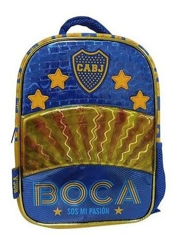 Mochila 12  Espalda Con Pasto Boca Juniors Cresko - Bo004