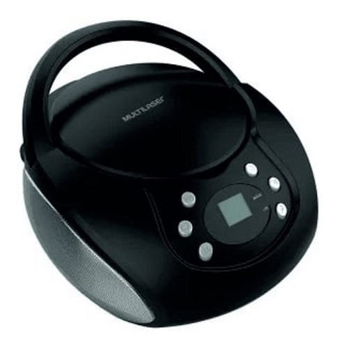 Rádio Boombox Cd Player Multilaser Sp337 Preto 20 Watts Usb