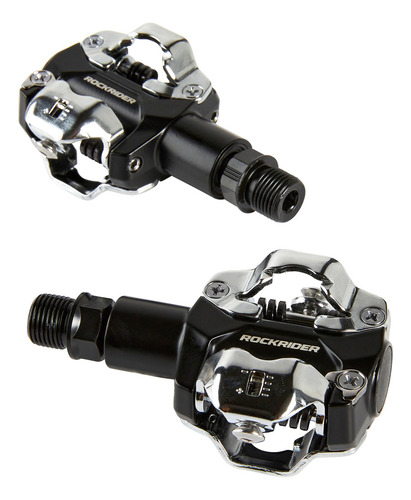 Pedales Mtb 520 Negro Automáticos Rockrider