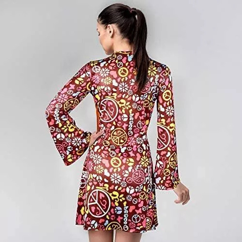 Ropa Y Accesorios Hippie Indios De Los 70 Y 60, Disco Vestid