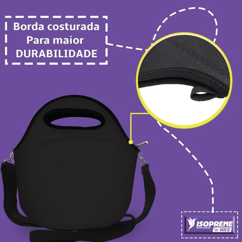 Imagem 4 de 6 de Lancheira Térmica Infantil Escolar Bolsa Naruto Anime Mangá