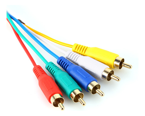 Convertidor De Audio Y Vídeo Hdmi Macho A 3 Rca Av De 0,5 M,