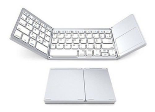 Mini teclado portátil plegable y táctil adecuado para tabletas iPad
