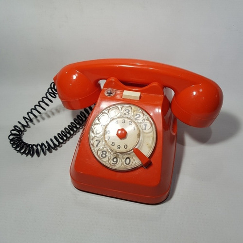 Imagen 2 de 8 de Antiguo Teléfono Juguete Italy Caja Original Único Mag 57692