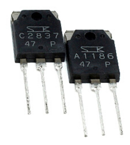 Transistor Pnp 150v 10a + Complemento  2sa 1186+2sc2837 