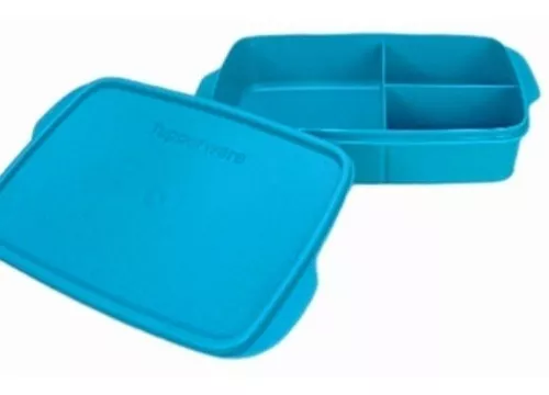 Recipiente Para Microondas Con Divisiones 1 Litro Tupperware