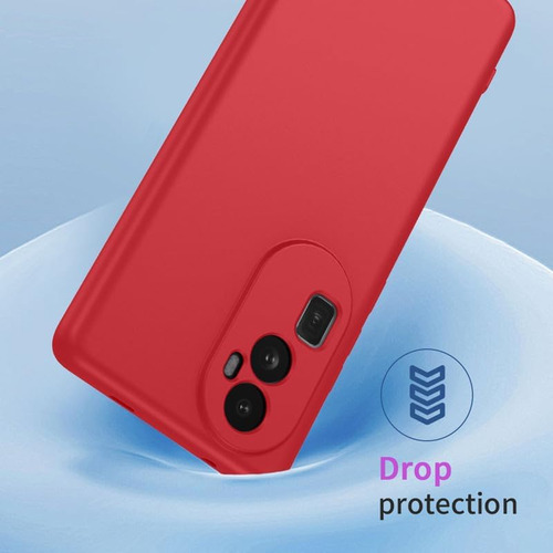 Funda Silicona Líquida Tpu Carcasa Para Nova 12i 4g+mica Rojo Huawei Nova 12i 4g/enioy 70 Pro 4g
