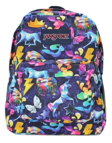 Mochila Jansport Superbreak Rainbow Mania Litros Env o gratis