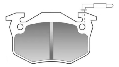 Pastilla Freno Plasbestos Renault R19 1.7 Chamade Tras