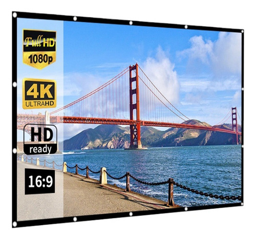 Pantalla Para Proyector Portatil 150 Pulgadas 16:9 Proyecció