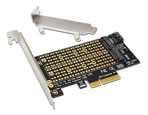 Adaptador Pcie M2 M.2 Sata Ssd Nvme Pci-e Card Key Color