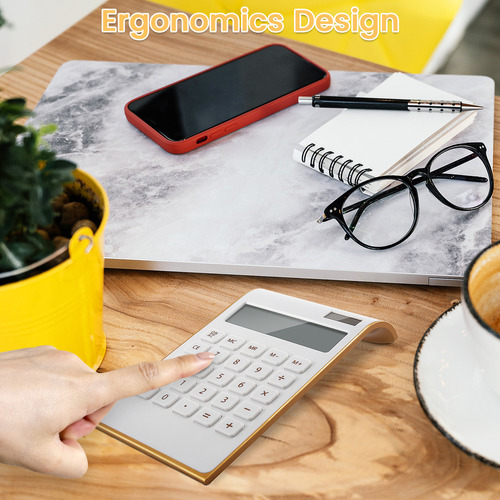 Calculadora, Design Slim Elegant, Eletrônicos De Escritório
