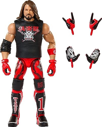 Wwe Mattel Aj Styles Elite Collection Action Figure With Acc