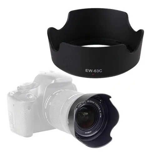 comprar Parasol Canon Ew-63c Lentes Stm Ef-s 18-55mm T5i Sl1 Sl2 Sl3