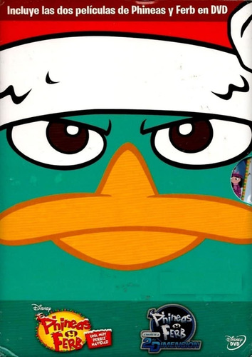 Pack Dvd Phineas Y Ferb Peliculas Perriz Navidad Dimension