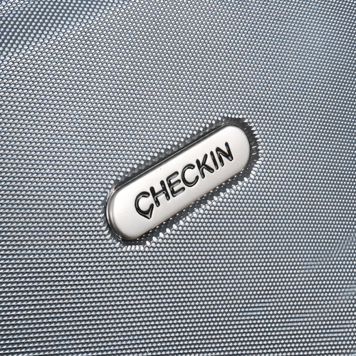 Valija Check In Chica Carry On Rigida Abs Gris 20 Pulgadas Lisa