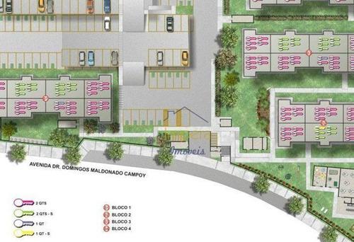Apartamento Spazio Santos Dumont Com 2 Dormitórios À Venda, 54 M² Por R$ 210.000 - Parque Residencial Flamboyant - São José Dos Campos/sp - Ap0149