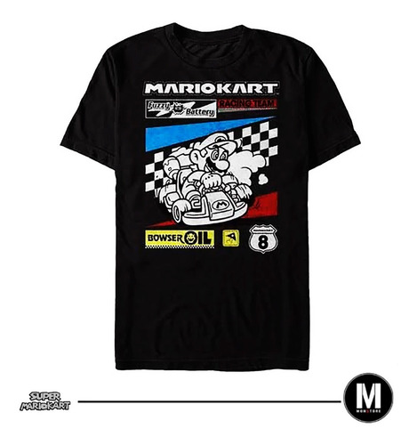 Playera Super Mario Bros & Luigi Tee Blanca